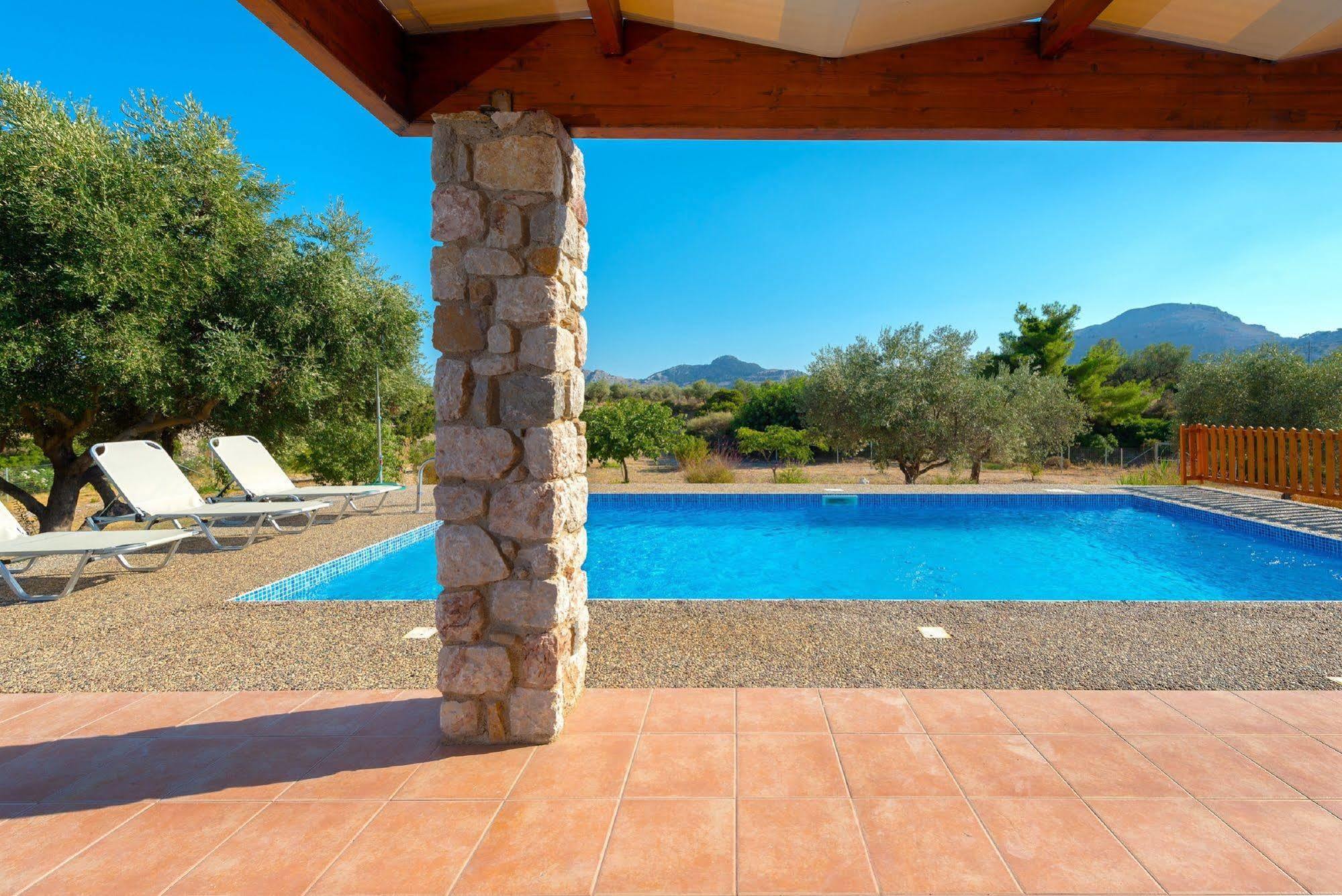 Olive Private Villa Swimming Pool 5 Bdr Kolymbia Rhodes Kültér fotó