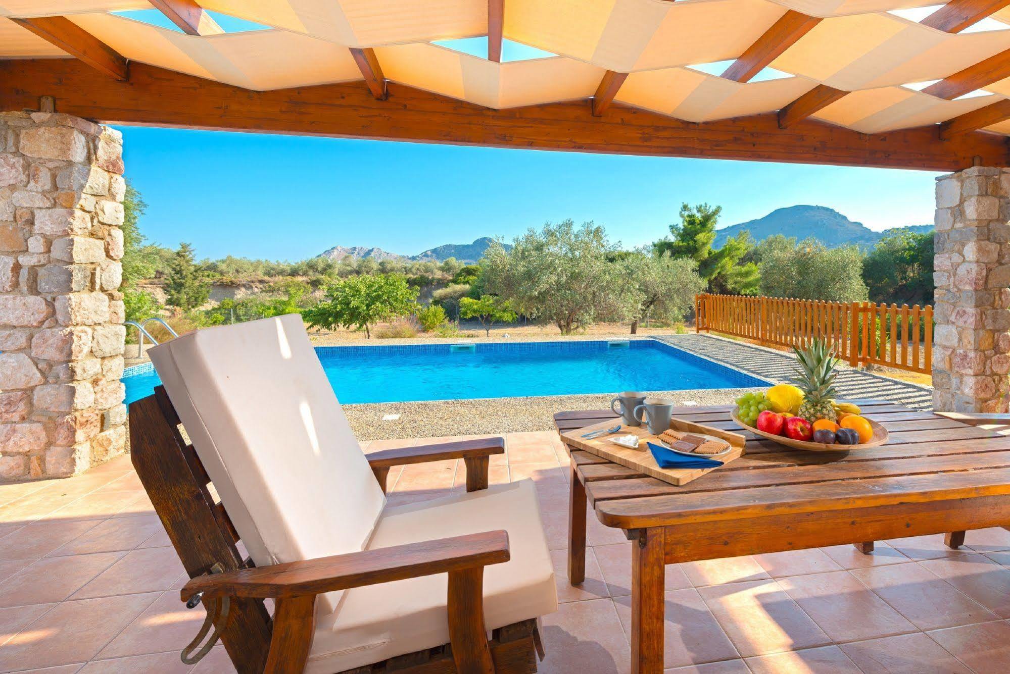 Olive Private Villa Swimming Pool 5 Bdr Kolymbia Rhodes Kültér fotó