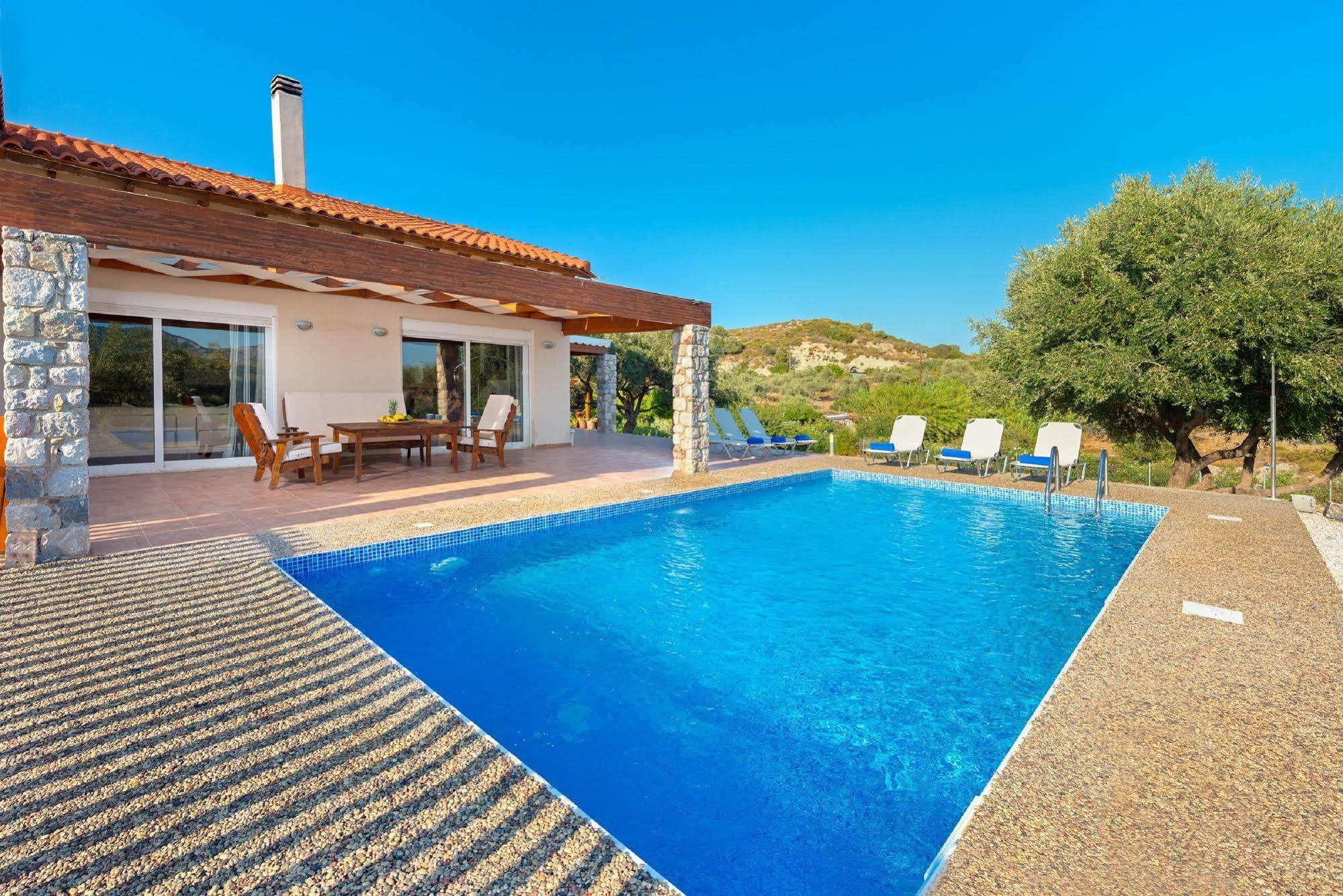 Olive Private Villa Swimming Pool 5 Bdr Kolymbia Rhodes Kültér fotó