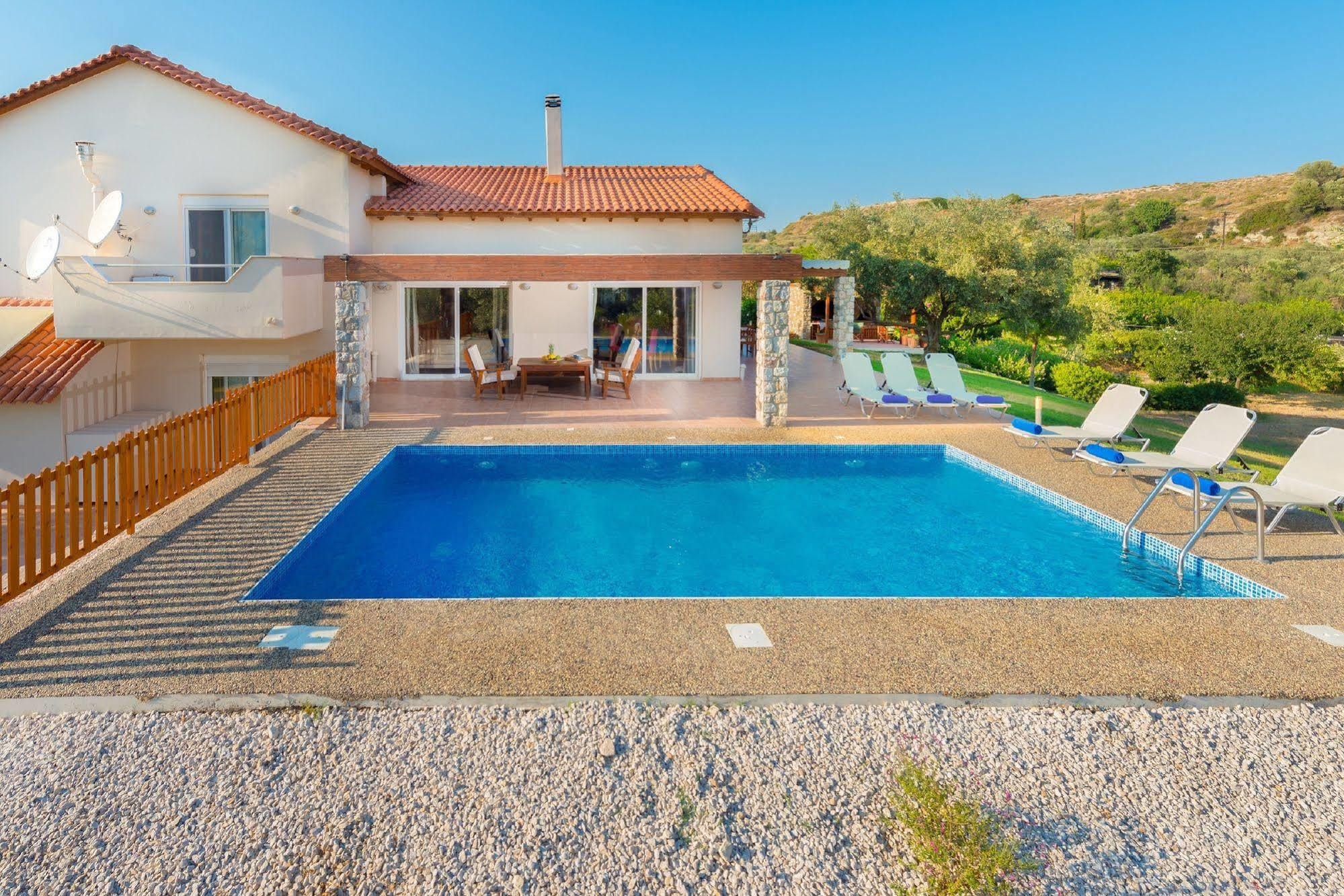 Olive Private Villa Swimming Pool 5 Bdr Kolymbia Rhodes Kültér fotó